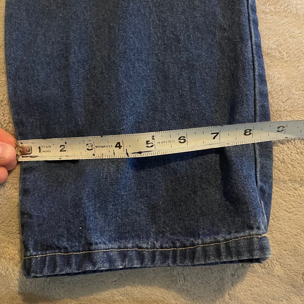Vintage Casual Corner Jeans Womens 10 High Rise Wide Leg Denim Made in USA 90s - Picture 10 of 12